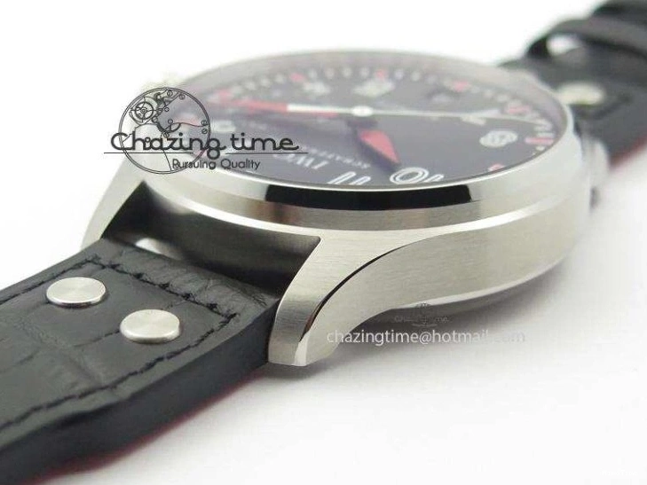 MIROTIME 1226 Big Pilot Real PR IW500433 “Muhammad Ali” ZF Best Edition On Black Leather Strap A UrbanChic 7294